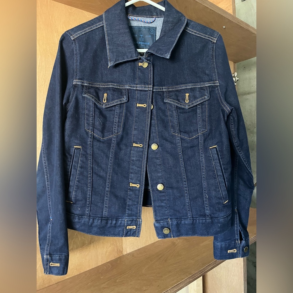 Patagonia Dark Blue Jean Jacket